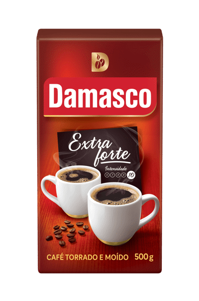 Pacote de produtos de Café Damasco Extraforte Vácuo 500g