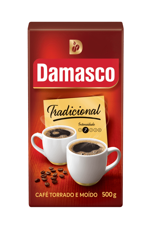 Pacote de produtos de Café Damasco Tradicional Vácuo 500g