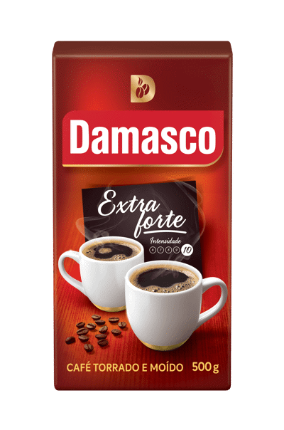 Pacote de produtos de Café Damasco Extraforte Vácuo 500g